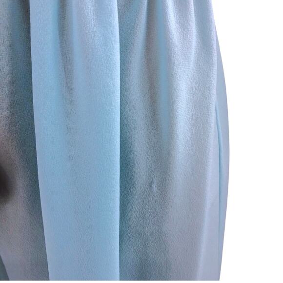 Van Raalte XS USA VINTAGE Blue Nylon Sleeveless Eyelet Lace Babydoll Night Gown - Picture 6 of 7